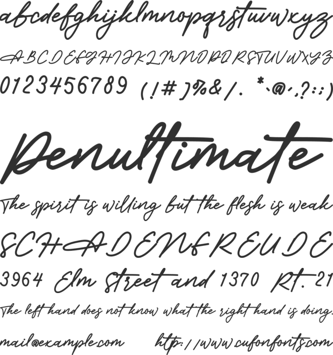 Happy Moment font preview