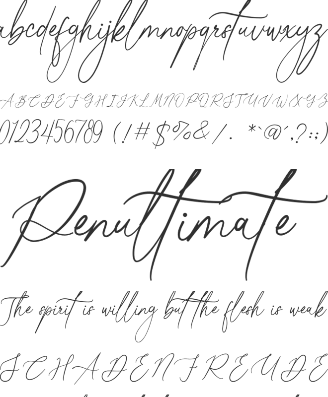 Flower Iceland font preview