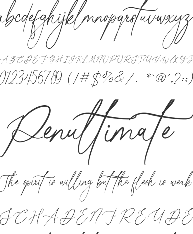 Flower Iceland font preview