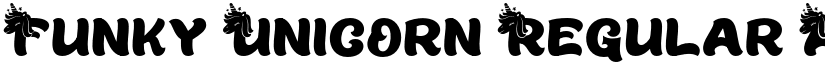 Funky Unicorn Regular font
