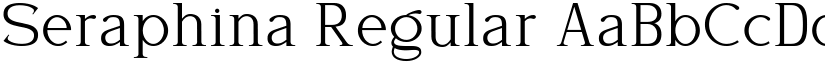 Seraphina Regular font