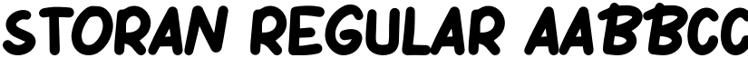 Storan Regular font