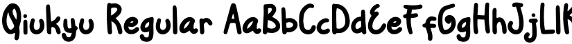 Qiukyu font download