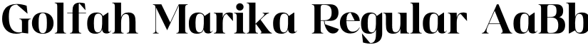 Golfah Marika Regular font