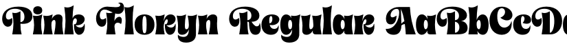 Pink Floryn Regular font