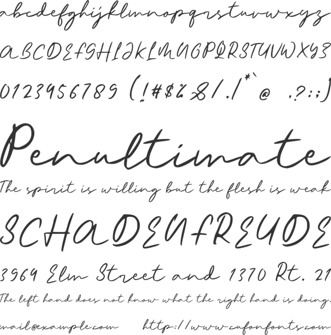 Dopelton font preview