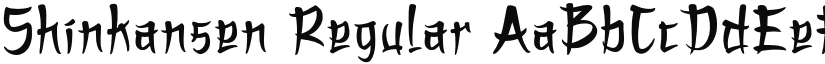 Shinkansen font download