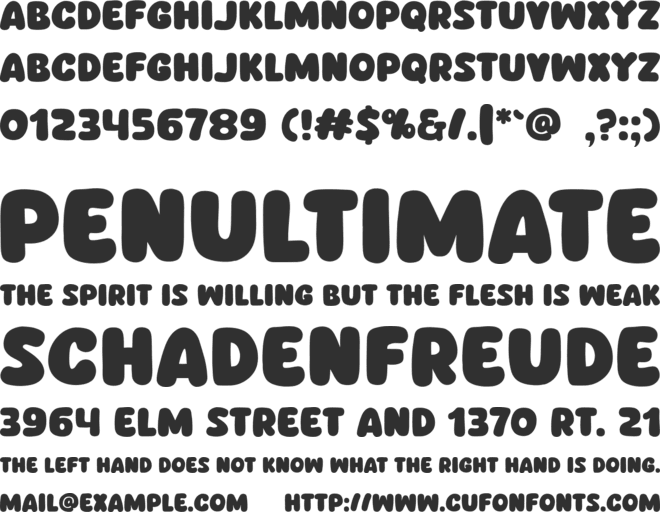 Sobiscuit font preview