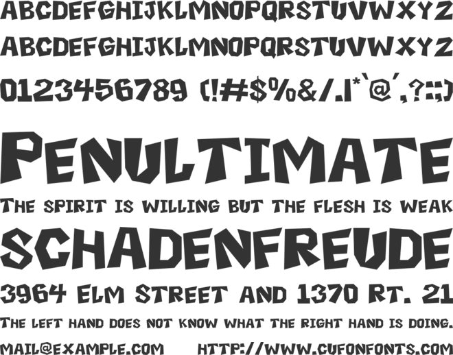 Boxtoon font preview