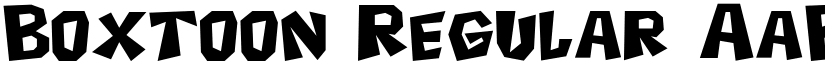 Boxtoon Regular font