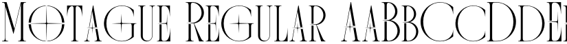 Motague Regular font