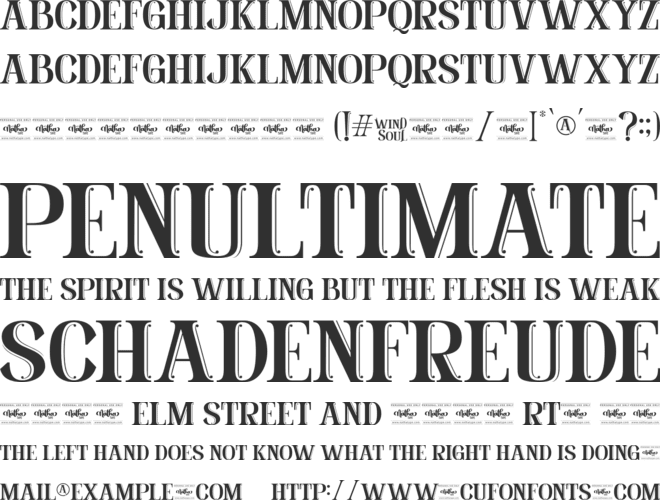 Wind Soul Personal Use font preview