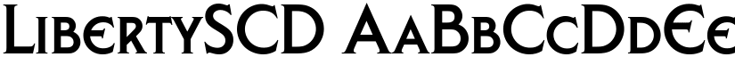 LibertySCD font