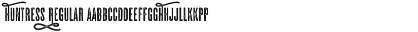 Huntress Regular font