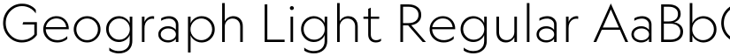 Geograph Light Regular font