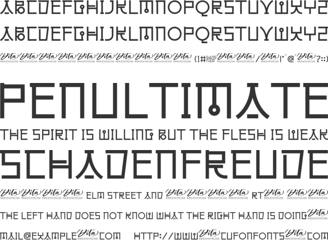 Gangnam Personal Use font preview