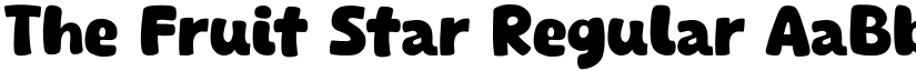 The Fruit Star Regular font
