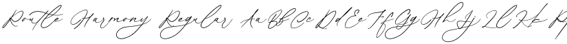 Routle Harmony Regular font
