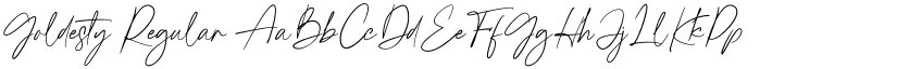 Goldesty Regular font