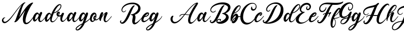 Madragon Reg font