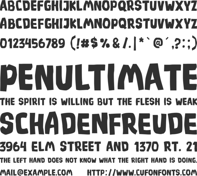 Onion Crackers font preview