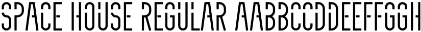 Space House font download