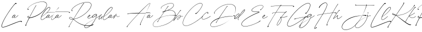 La Plata Regular font
