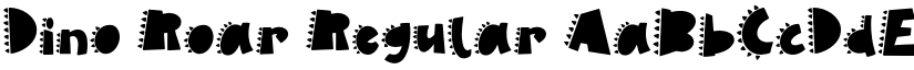 Dino Roar Regular font