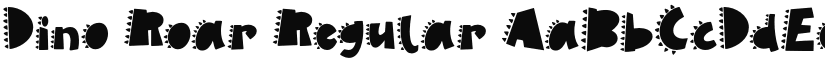 Dino Roar font download