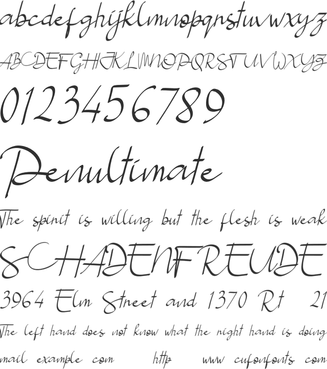 Sorekoe Personal Use font preview