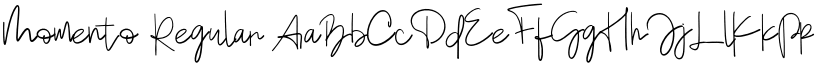 Momento Regular font