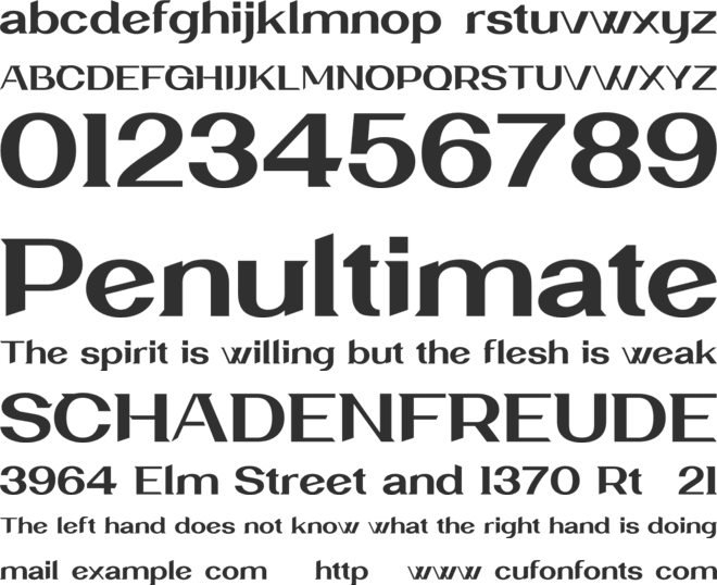 Alagereas Personal Use font preview