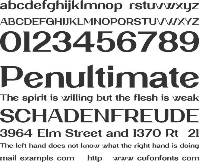 Alagereas Personal Use font preview