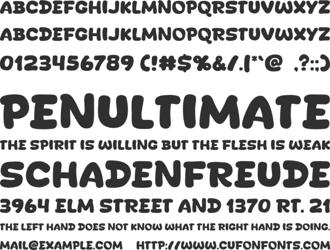 Willkids font preview