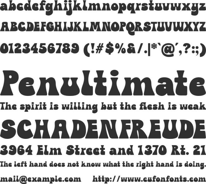 Mojito Youth font preview