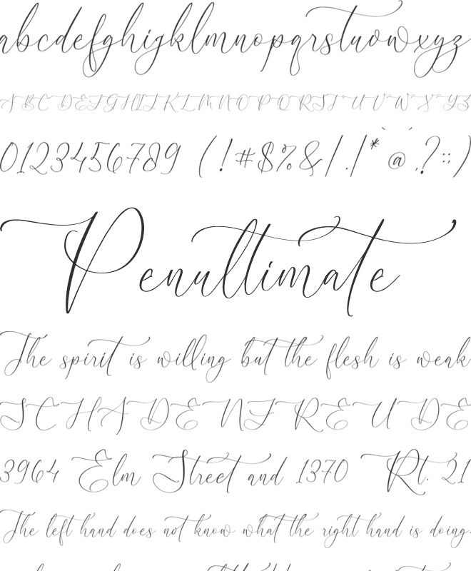 Hiratage Simplenta font preview