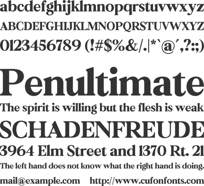 Celsius Flower font preview