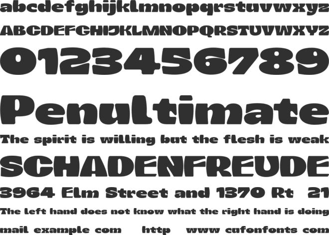 Glerosion Personal Use font preview