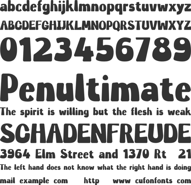 Traseraha Personal Use font preview