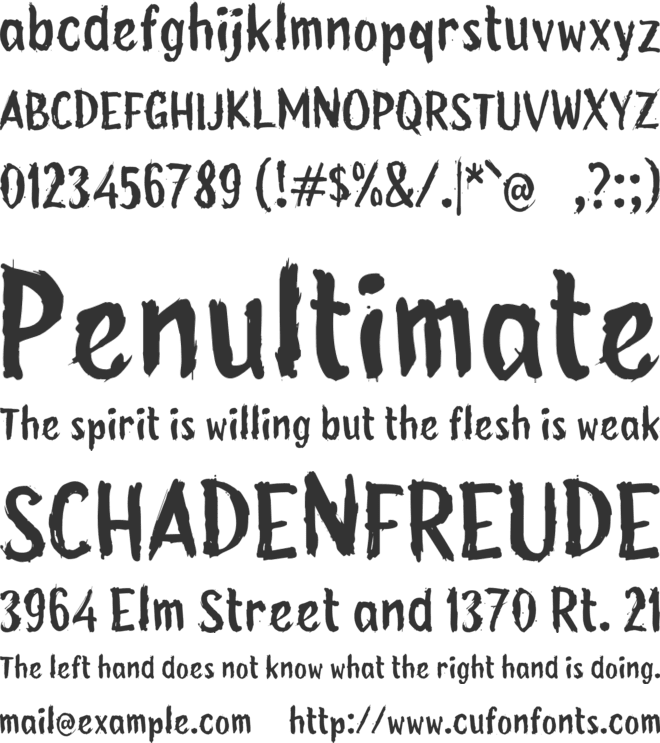 j Juvelin font preview