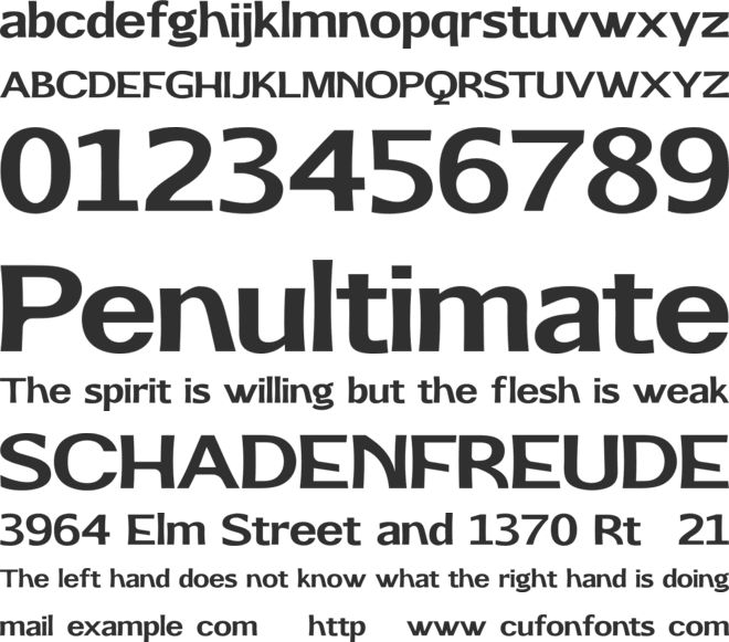 Kunire Grotesk Personal Use font preview