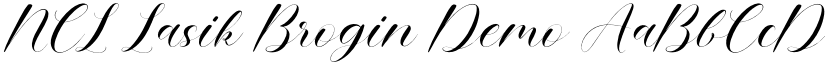 NCL Lasik Brogin Demo font