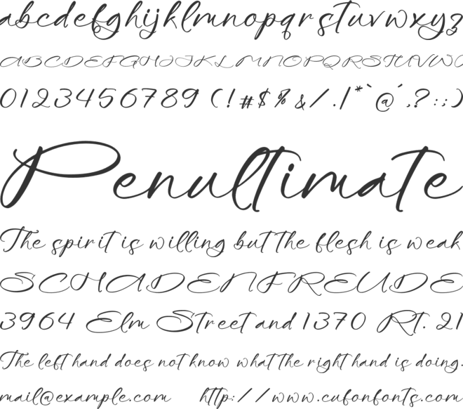 Twodinch Geliant font preview