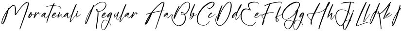 Moratenali Regular font