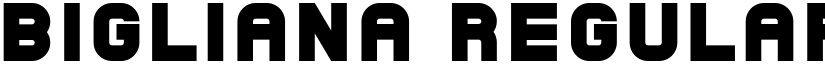 Bigliana Regular font