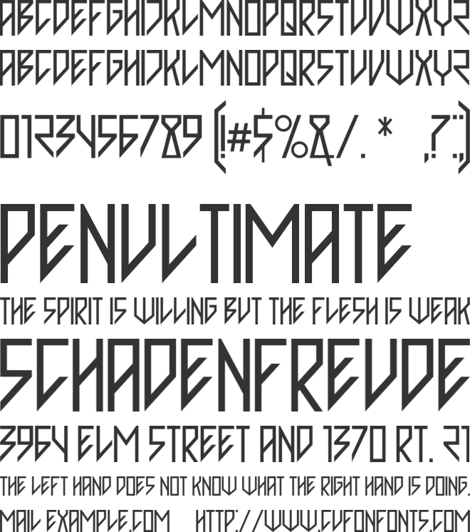 Literally font preview