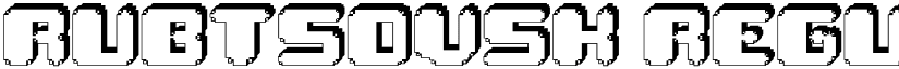 Rubtsovsk Regular font