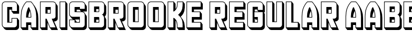 Carisbrooke Regular font