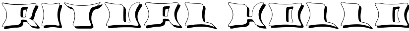 Ritual Hollow Regular font