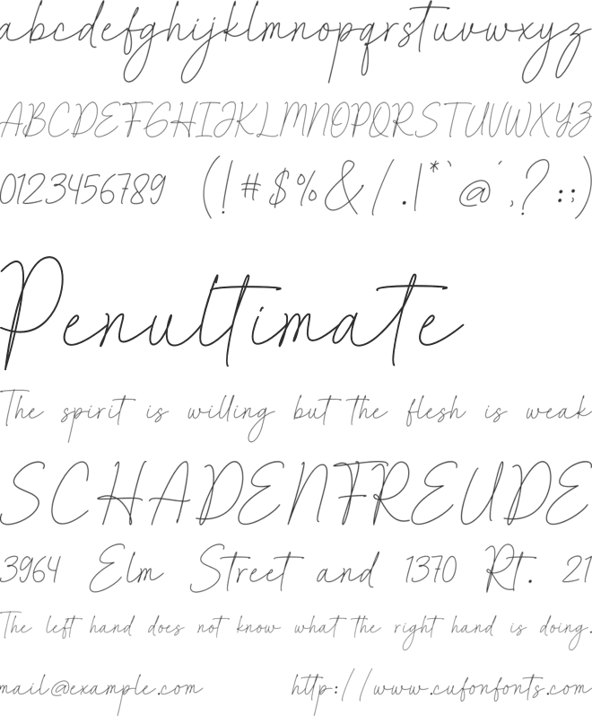 fashionista font preview